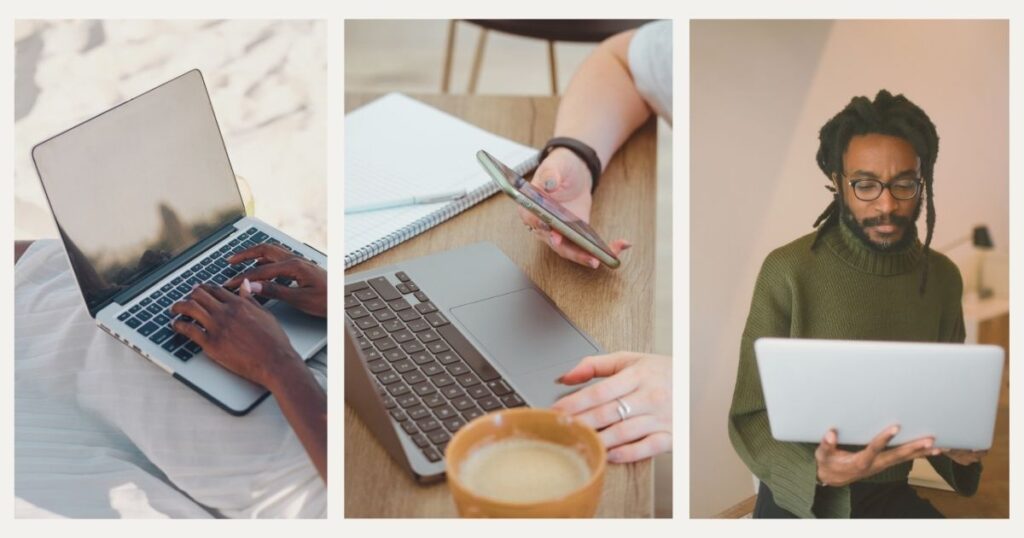 digital nomad man applying for a visa