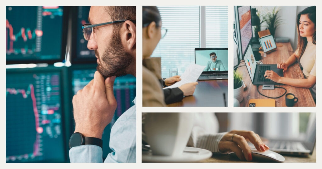 digital nomad people working remotely