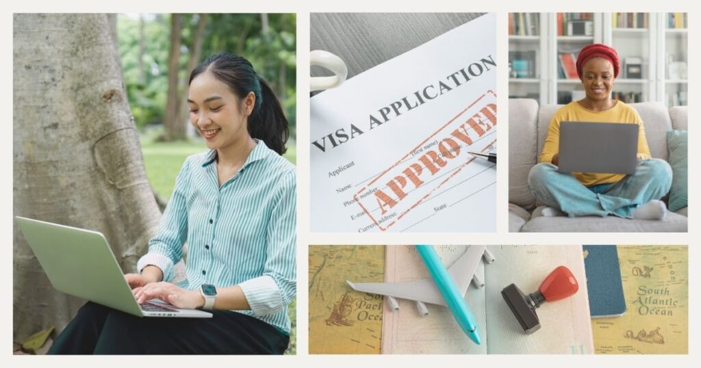 women applying for a digital nomad visa in Spain