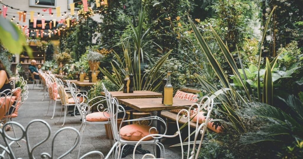 exterior de un restaurante