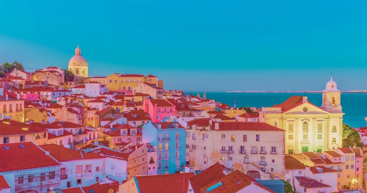 hermoso paisaje en Lisboa