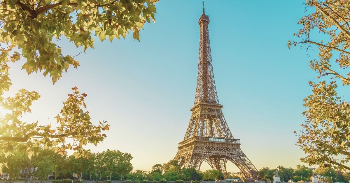hermoso paisaje de la Torre Eiffel en Paris