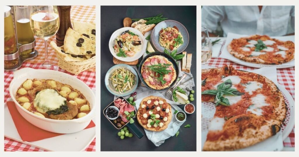 platos tipicos de Napoles, Italia