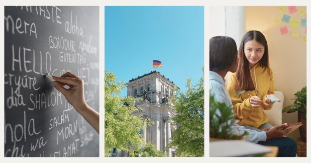 jovenes aprendiendo aleman