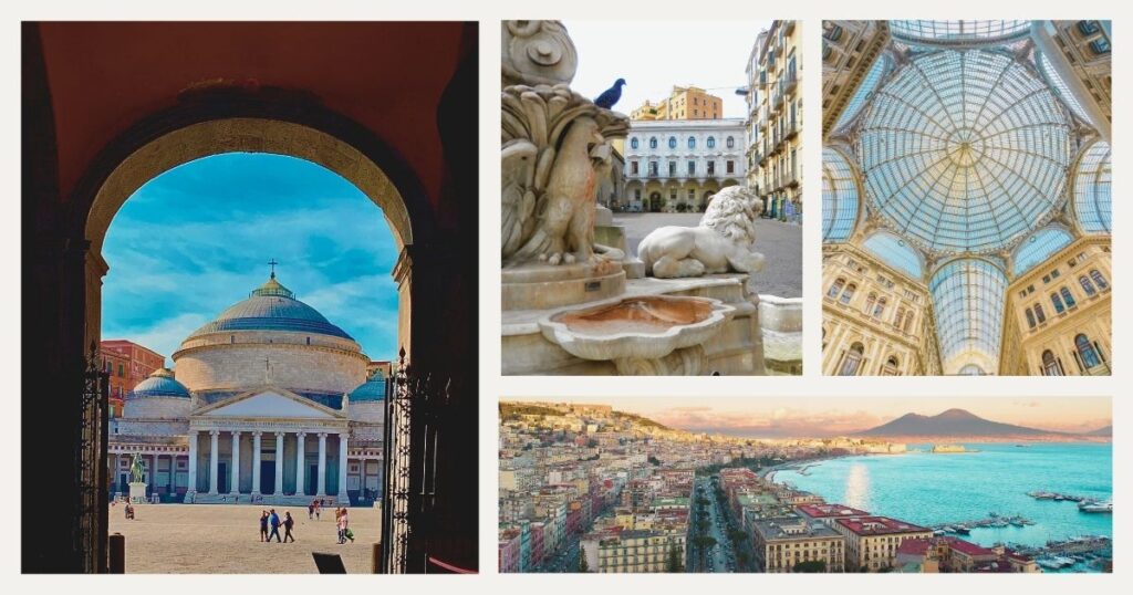 ciudad historica en Napoles, Italia