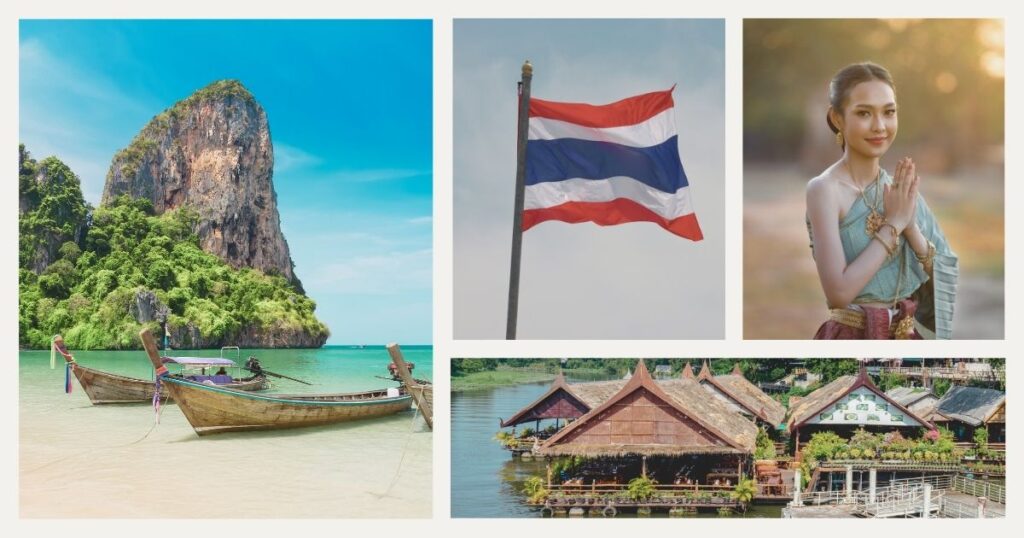 mujer explorando Tailandia