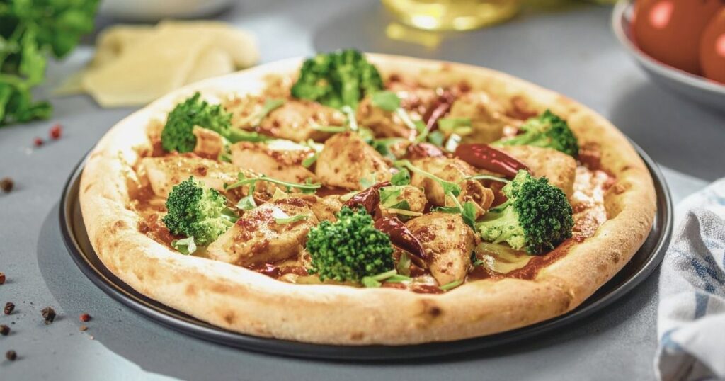 pizza de brocolis en Roma