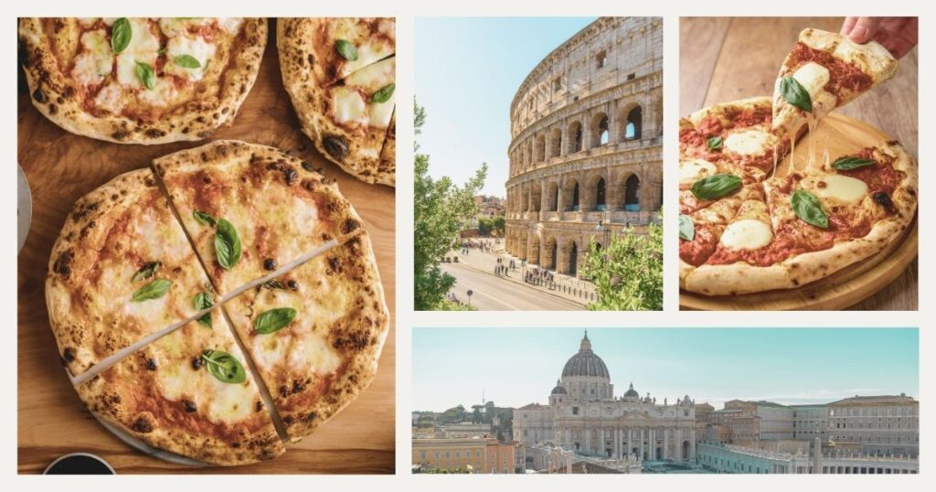 pizzas tradicionales de Roma
