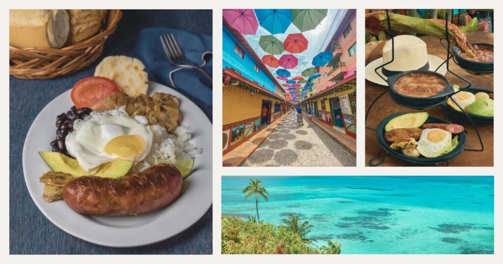 riquisima bandeja paisa, plato tipico colombiano