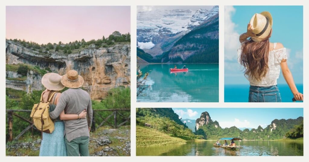 personas jovenes disfrutando del slow travel