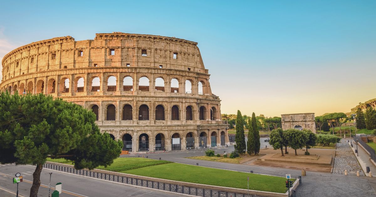 Coliseo Romano, en Italia