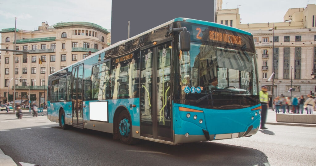 imagen del transporte público de España