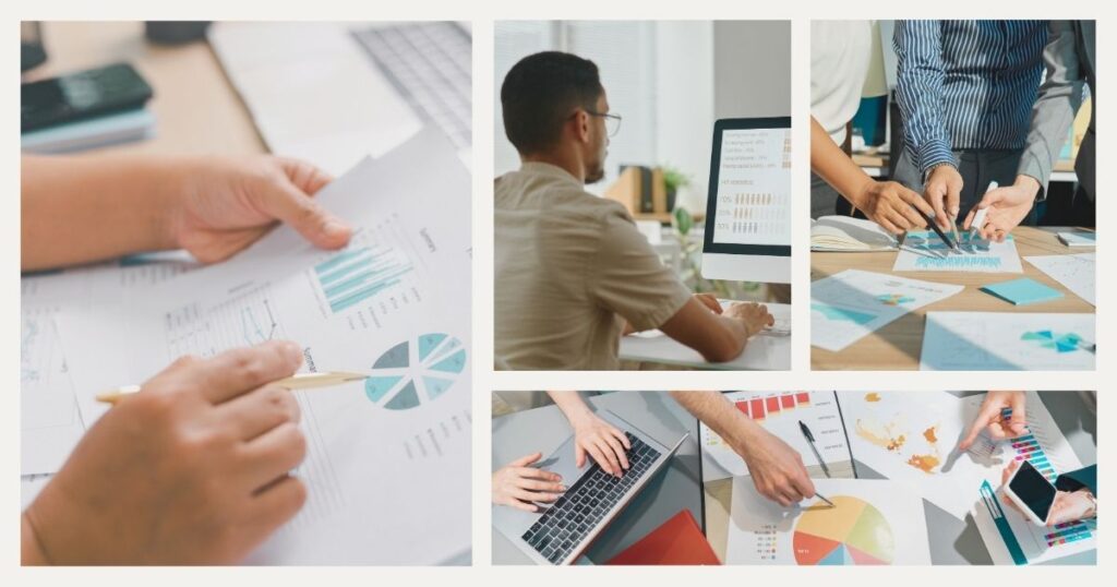 persona preparando estadisticas demograficas