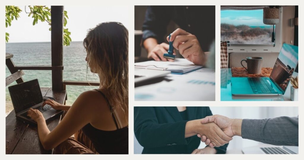 persona tramitando visa de nomada digital en Tailandia 