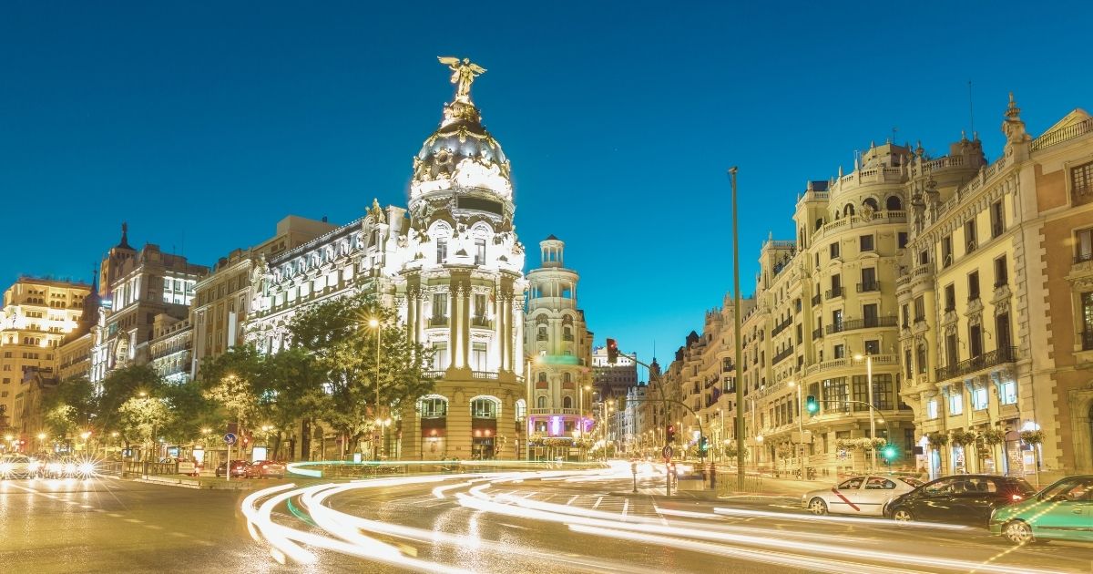 nice view of one of the best neighborhood to live in Madrid