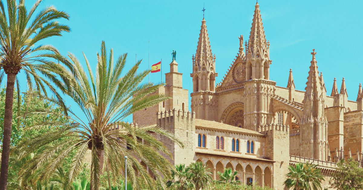 nice view of city in Spain