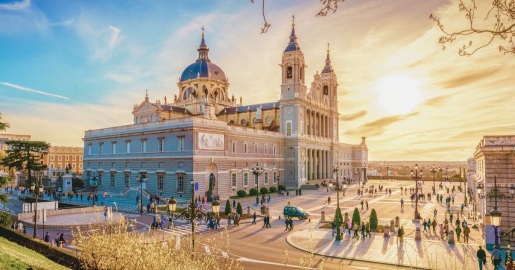 nice view of city in Spain