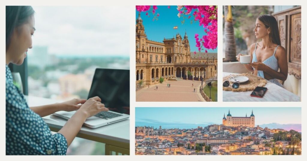 digital nomad women working remotely in Spain