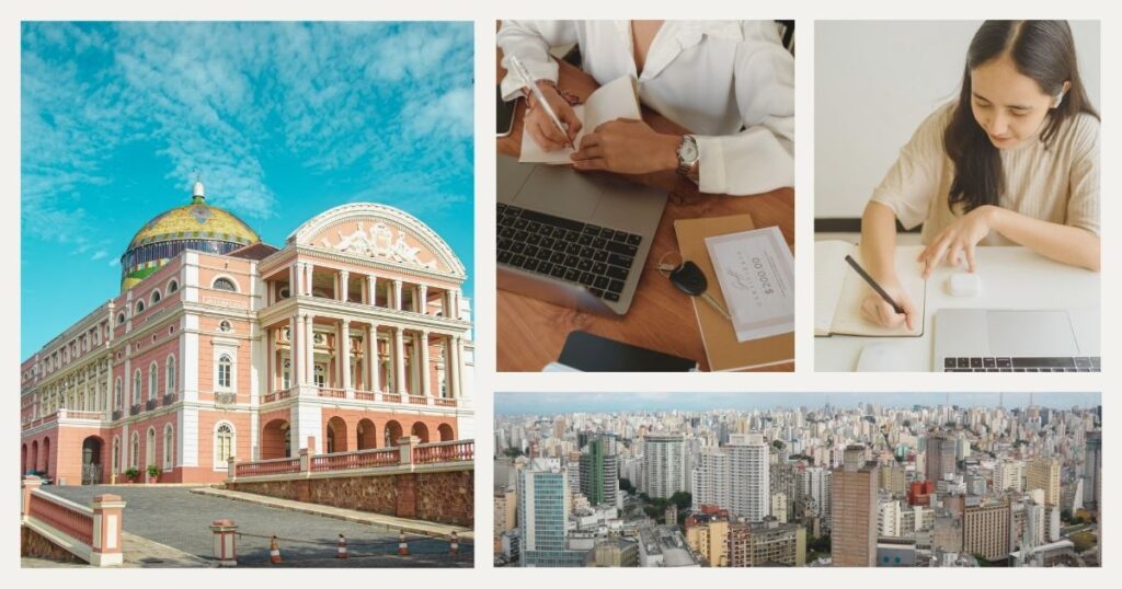 mujer joven explorando que és la visa de trabajo para Brasil