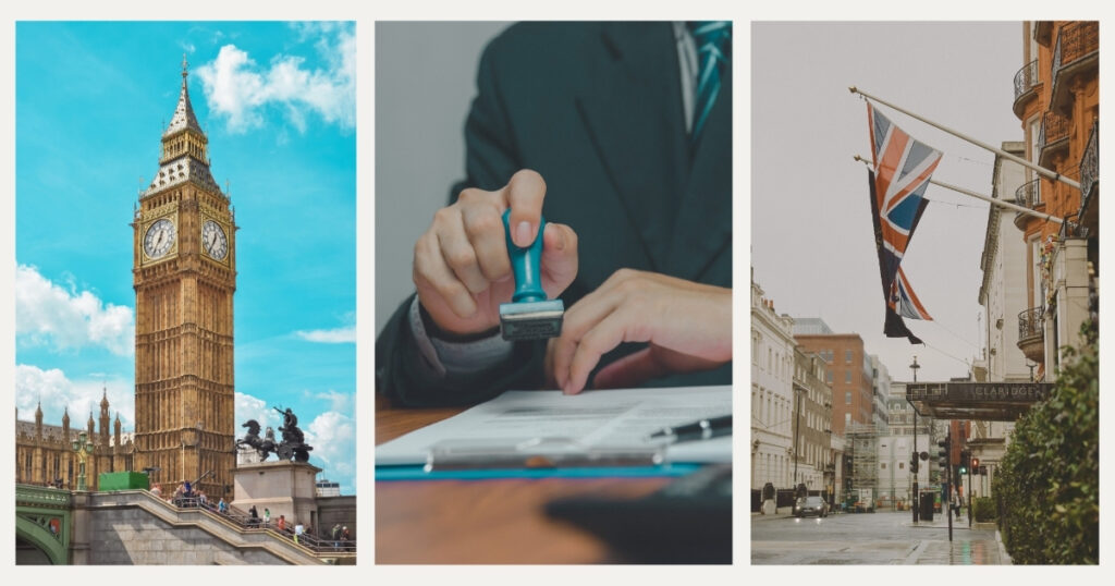 approving the UK work visa