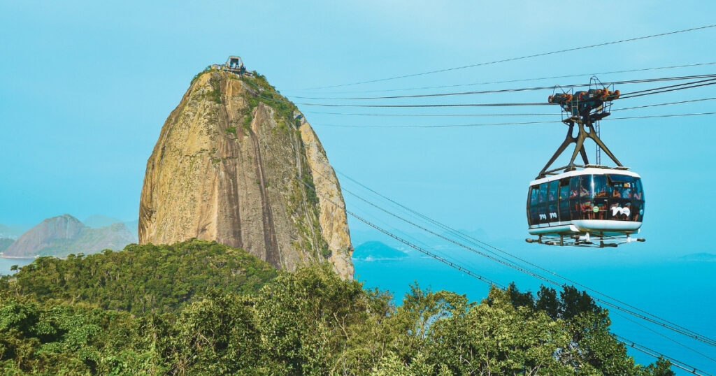 paisaje de Rio de Janeiro en Brasil