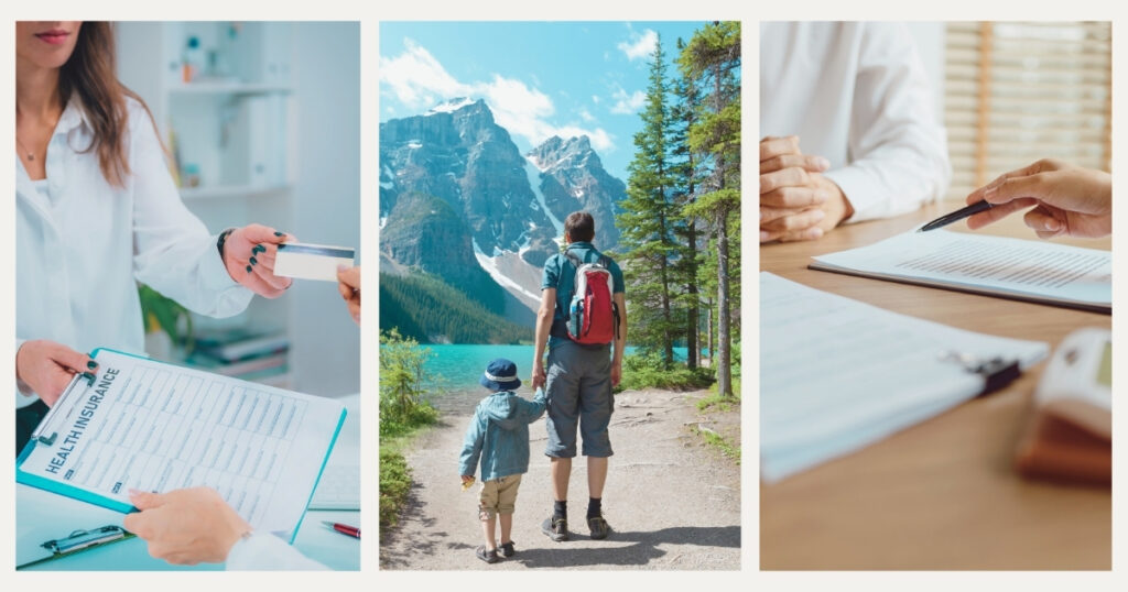 turists using the healthcare coverage in canada