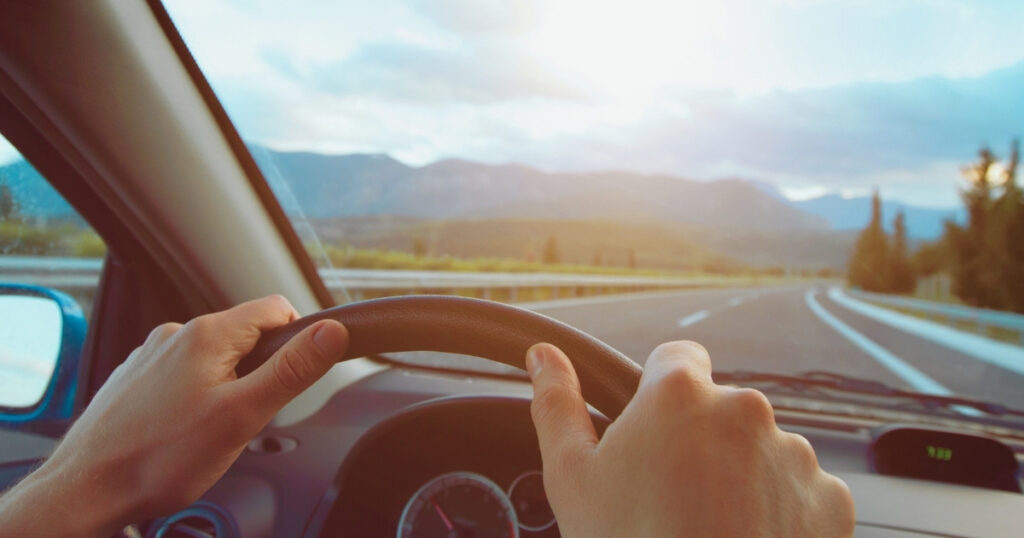 manejando en las rutas en Brasil