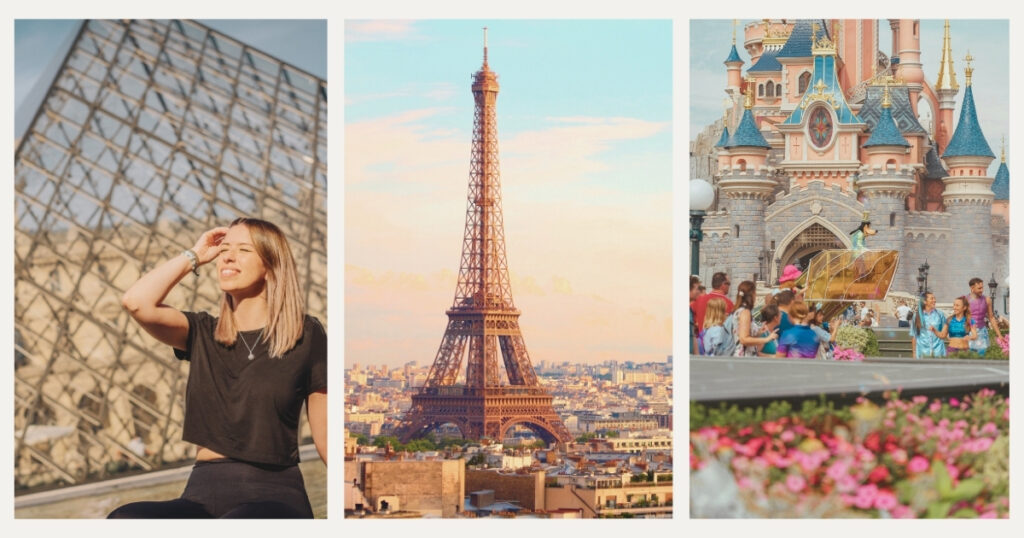 mujer joven paseando en Paris
