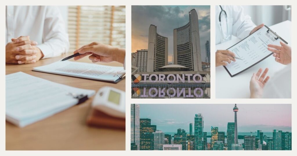 person using a travel insurance in Canada
