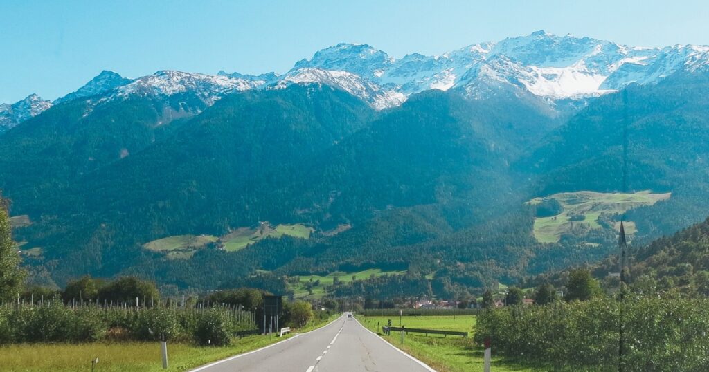 road in South Tyrol, Italy
