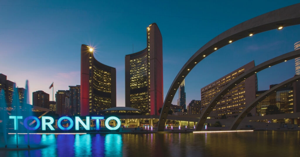 city of Toronto in Canada