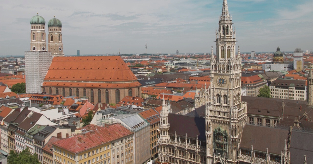 view of Bavaria city in Germany