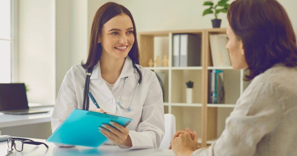 woman doctor consulting