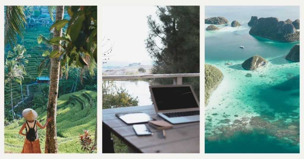 woman visiting Indonesia as a digital nomad
