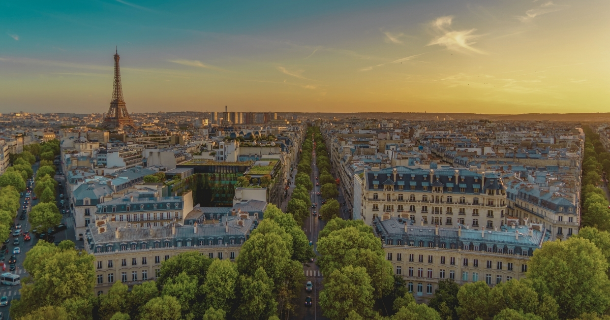 Eiffel Tower in Paris, France