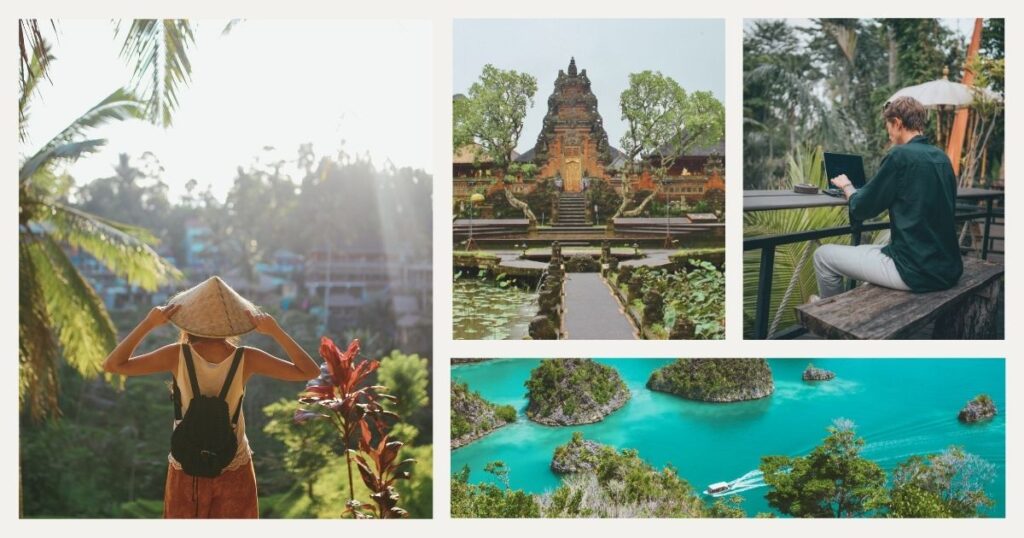young people working and living in Indonesia as a digital nomad