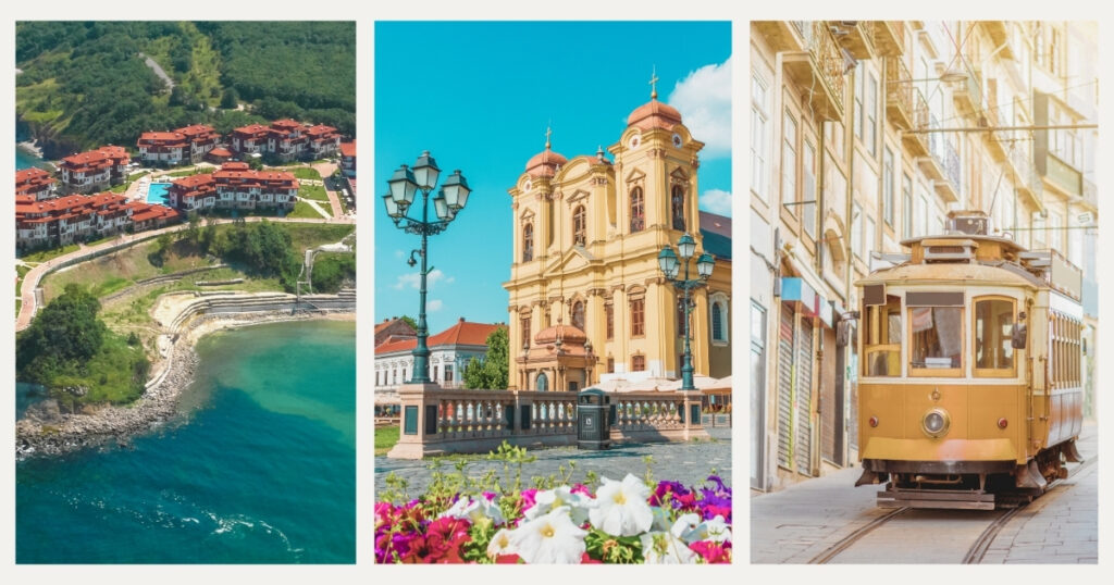 hermosos paisajes de Bulgaria, Rumania y Portugal - los paises mas baratos de Europa en 2025