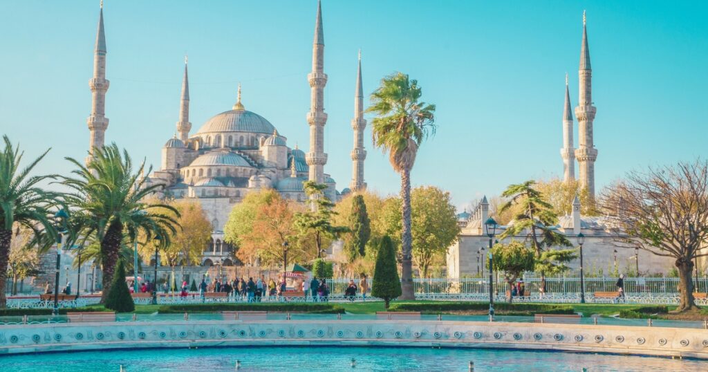 beautiful view of turistic place in Turkey