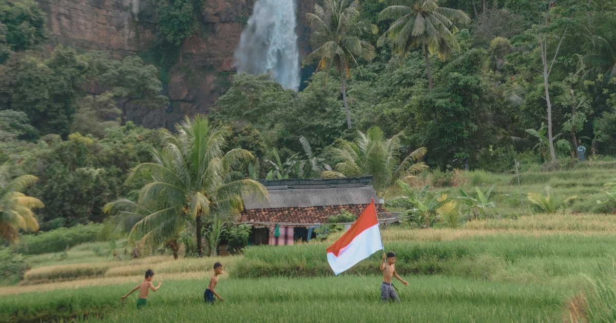nice view of turistic place in Indonesia