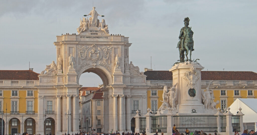 nice view of Lisbon, Portugal