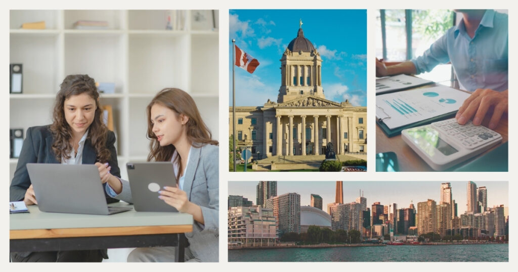 women calculating tax residency in Canadá