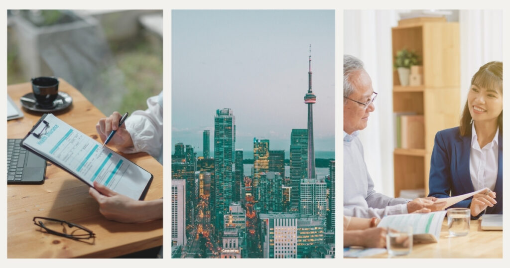 hombre utilizando el mejor plan de seguro medico en Canadá