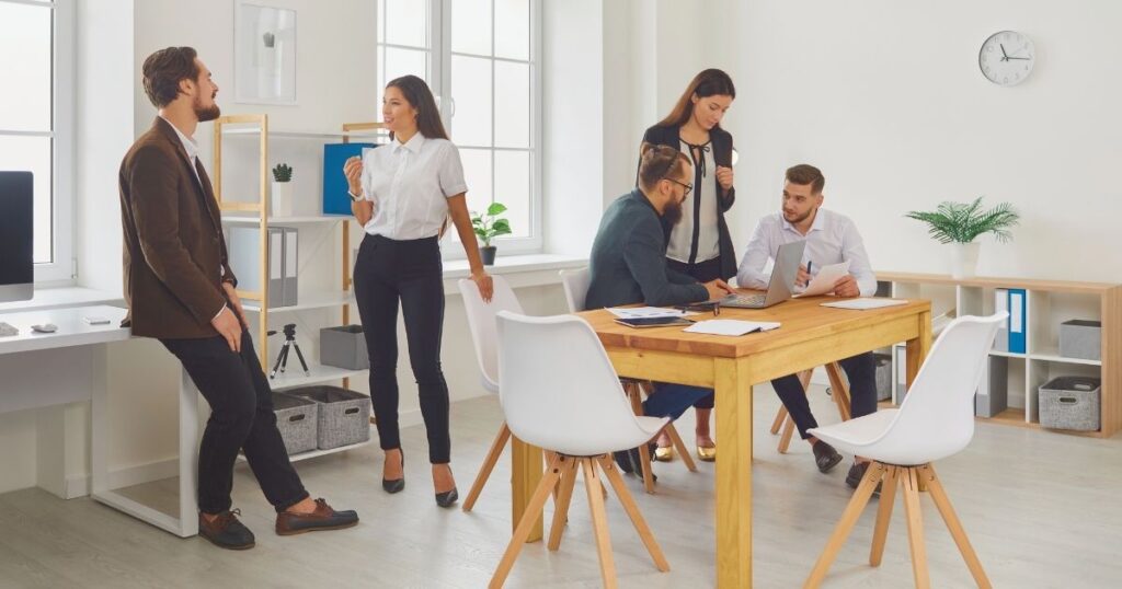 people working from a free coworking space in Barcelona