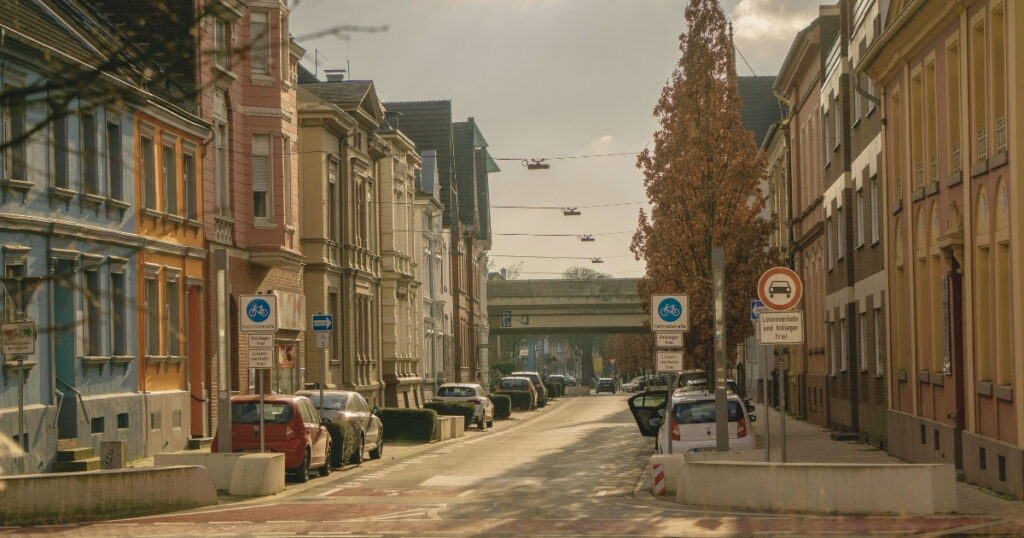 nice view of a German road