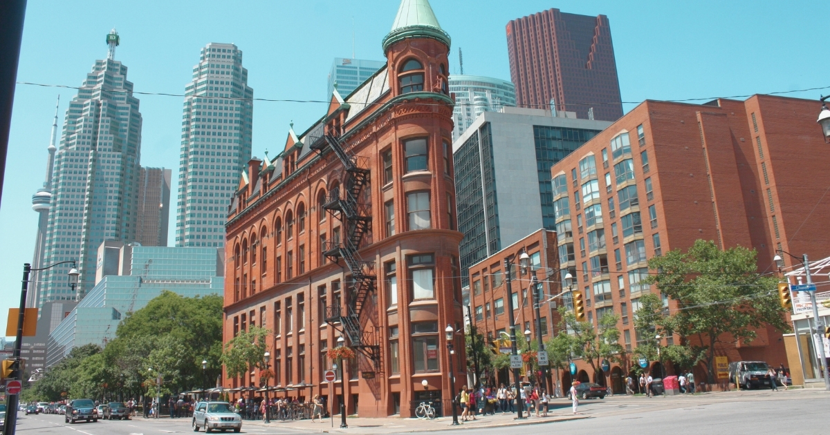 hermoso paisaje de ciudad en Canadá