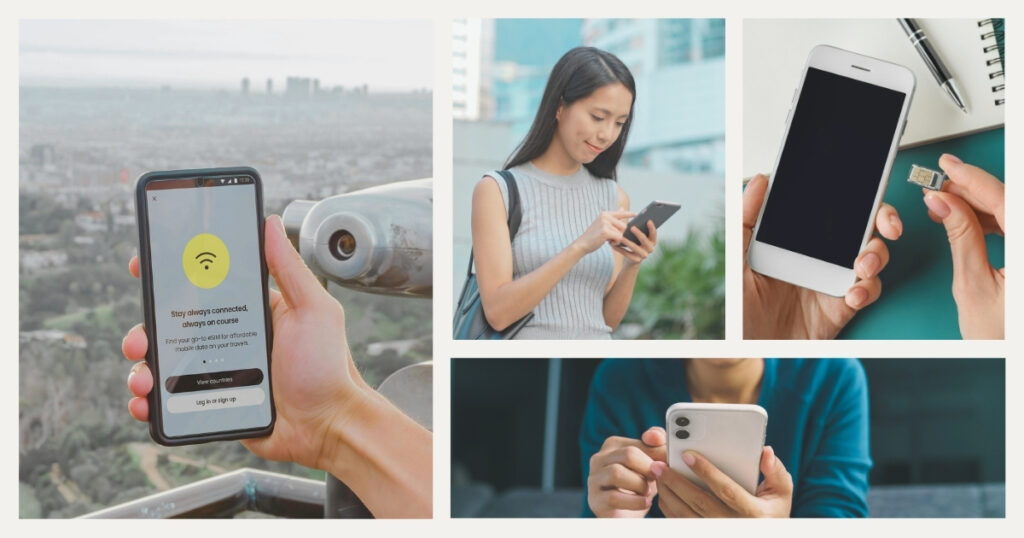 young woman using her smartphone