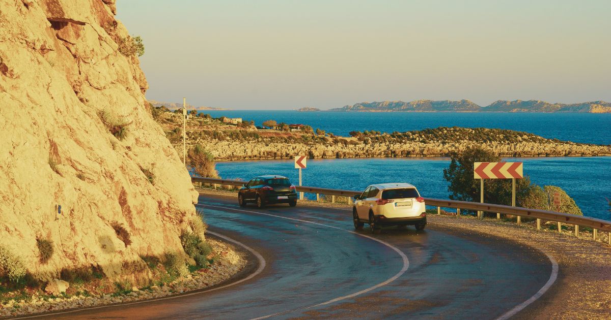 beautiful road trip by car in Turkey