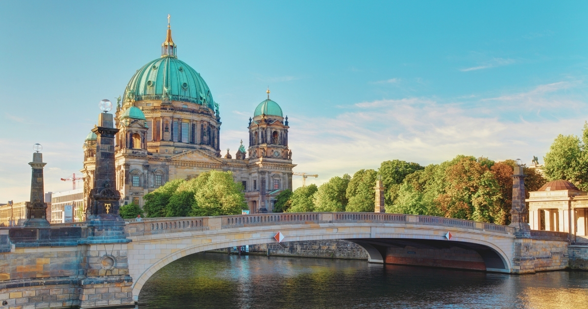 hermoso paisaje de catedral en Berlin