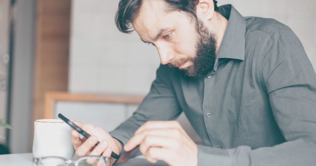 man trying to fix the esim issue