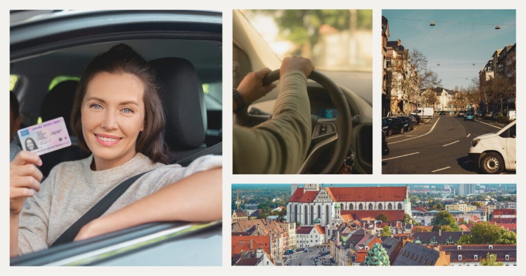 woman getting the international driving permit in Germany
